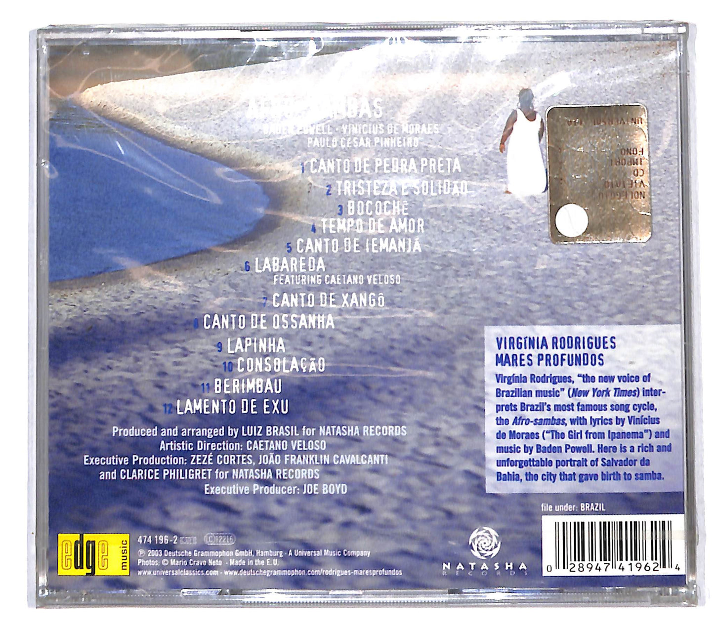 EBOND Virginia Rodrigues - Mares Profundos CD CB061811