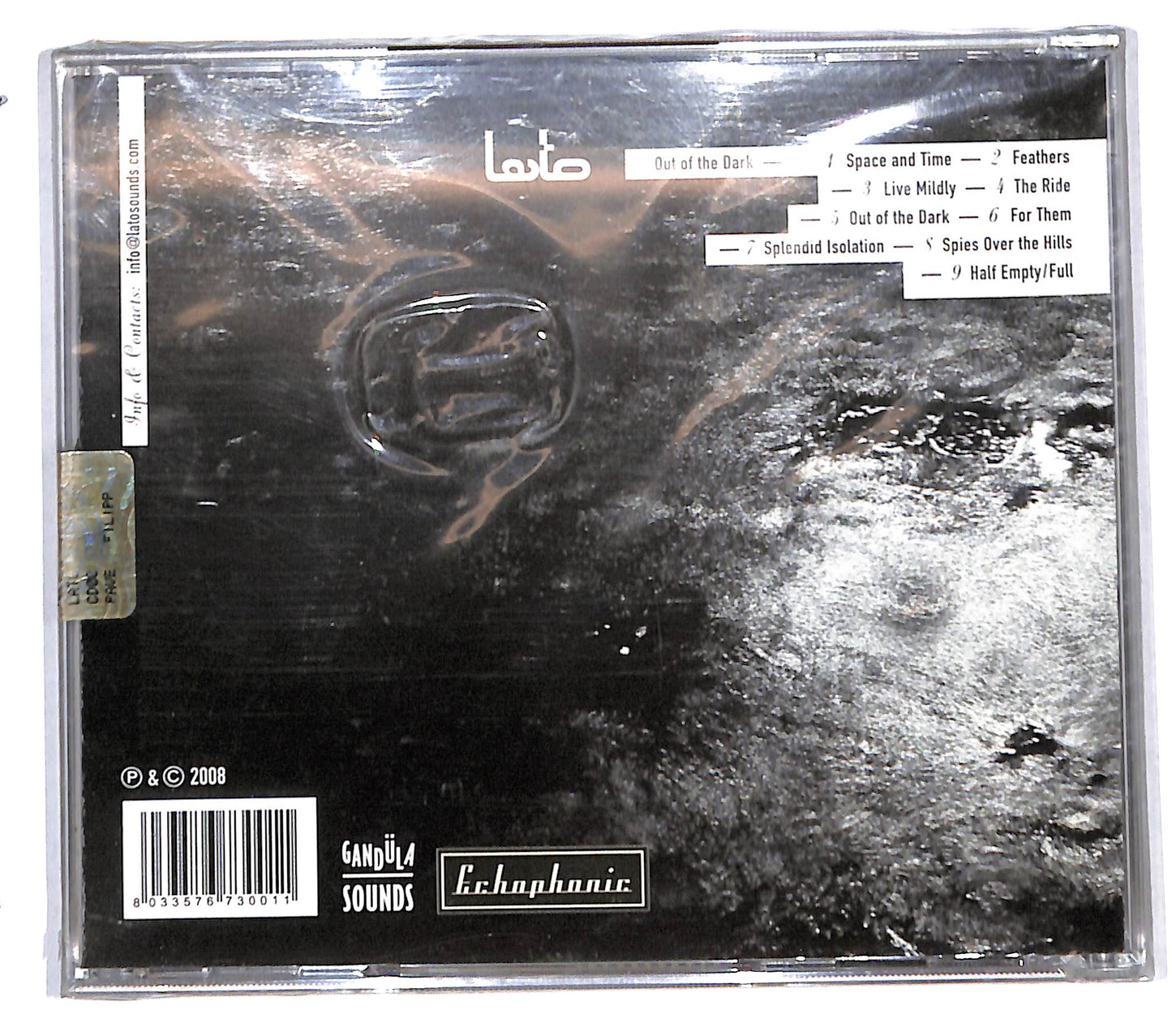 EBOND Lato - Out Of The Dark CD CB061815