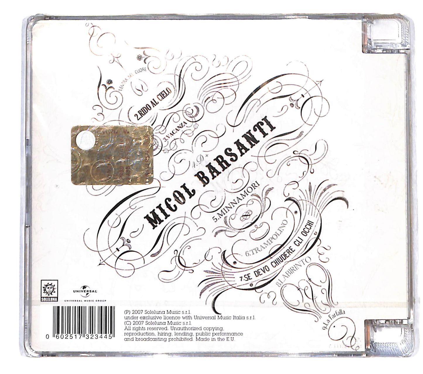 EBOND Micol Barsanti - La Chiave Del Sole SJB CD CB061827