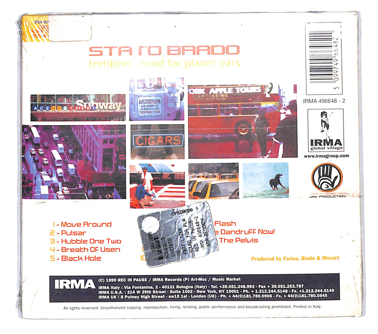 EBOND Stato Brado - Fertilizer Sound For Planet Ears DIGIPACK CD CB061832