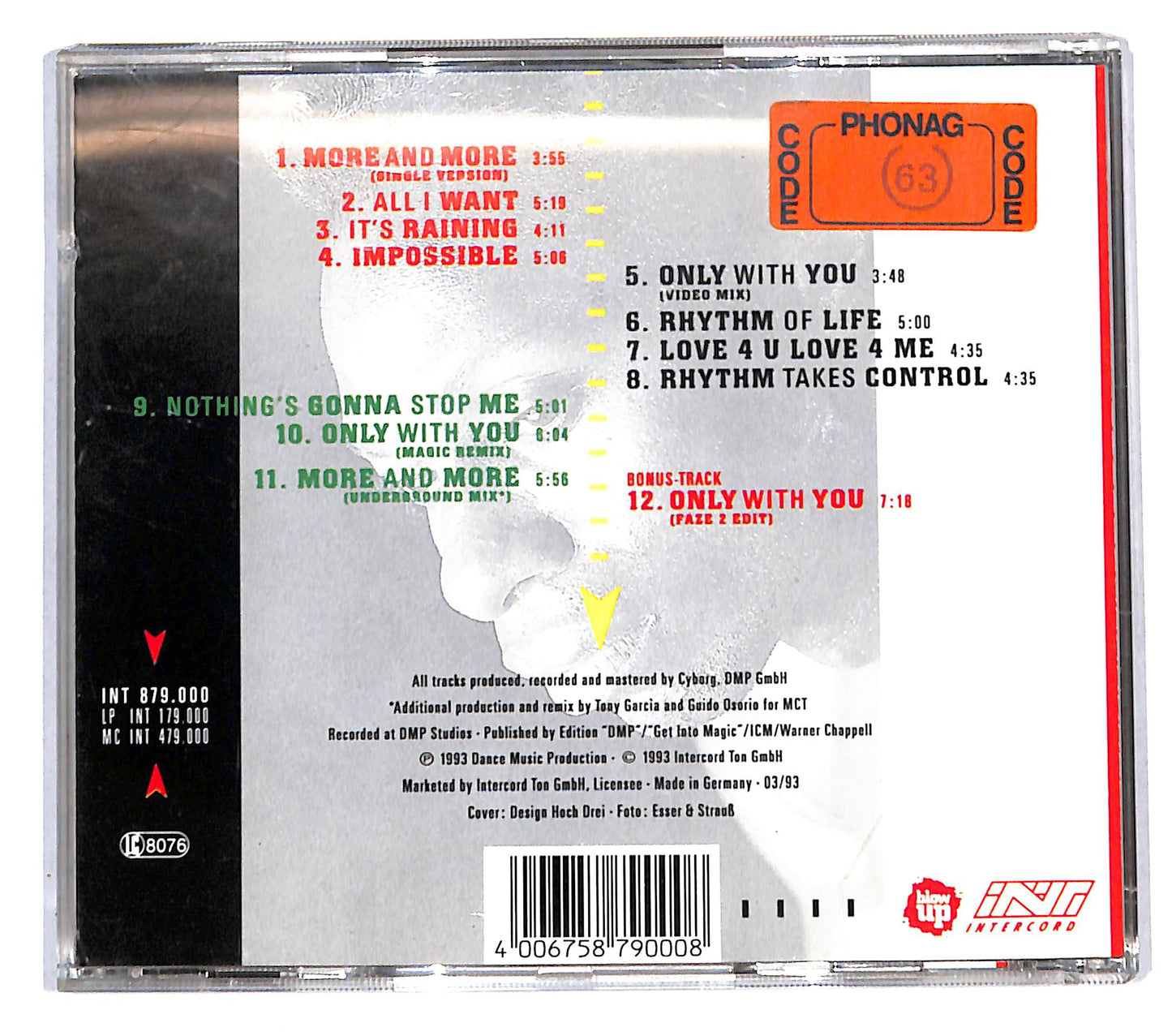 EBOND Captain Hollywood Project - Love Is Not Sex CD CB061836