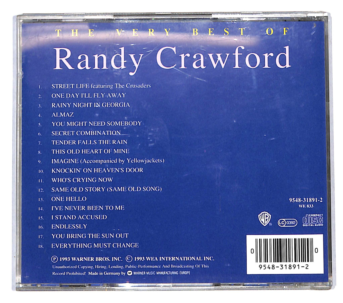 EBOND Randy Crawford - The Very Best Of Randy Crawford CD CB061837