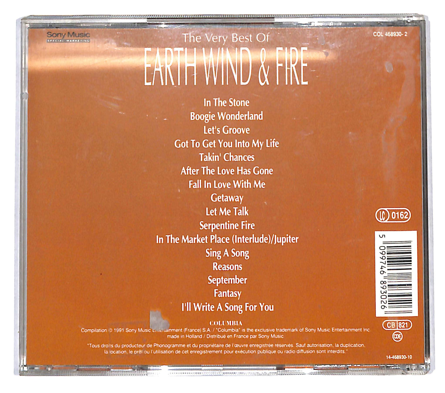 EBOND Earth Wind & Fire - The Very Best Of Earth Wind & Fire CD CB061838