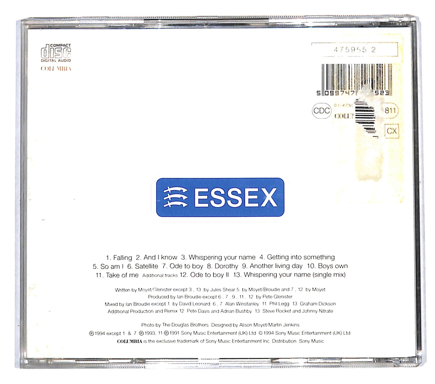 EBOND Alison Moyet - Essex CD CB061842
