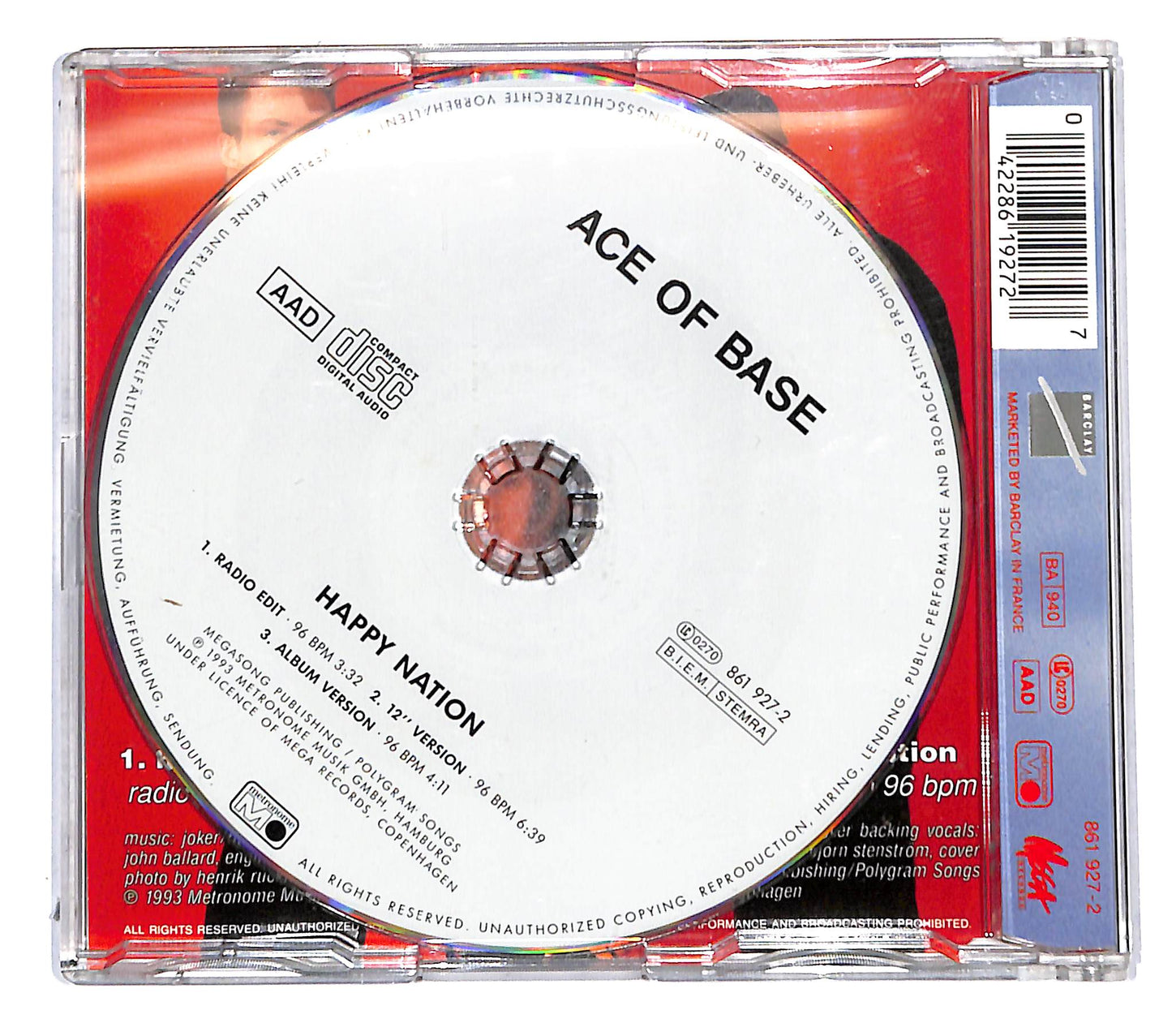 EBOND Ace Of Base - Happy Nation CD CB061850
