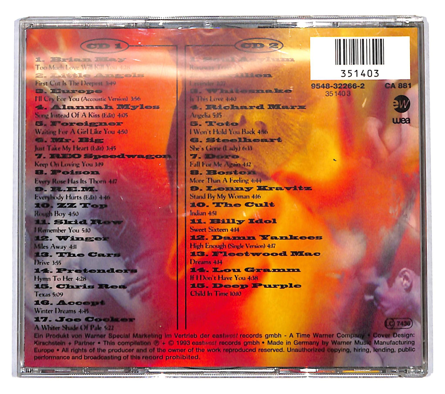 EBOND Various - Rock Love (32 Glorious Ballads Of Rock) CD CB061859