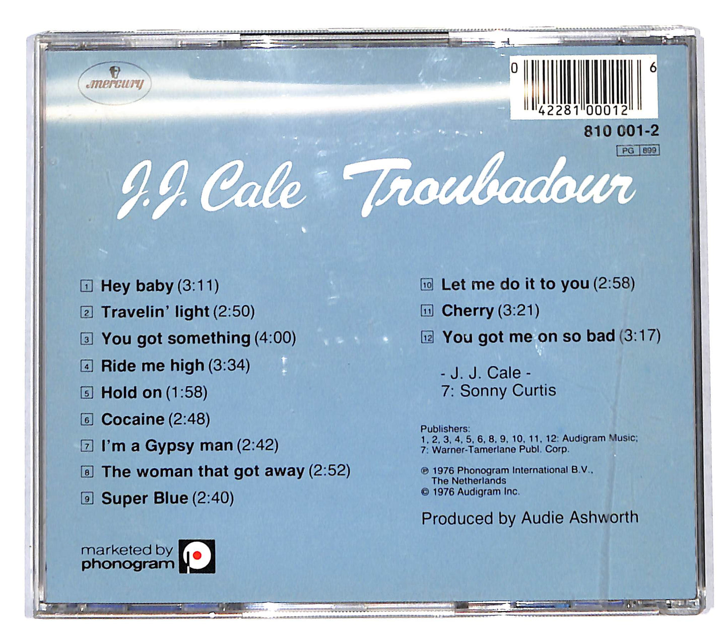 EBOND J.J. Cale - Troubadour CD CB061864