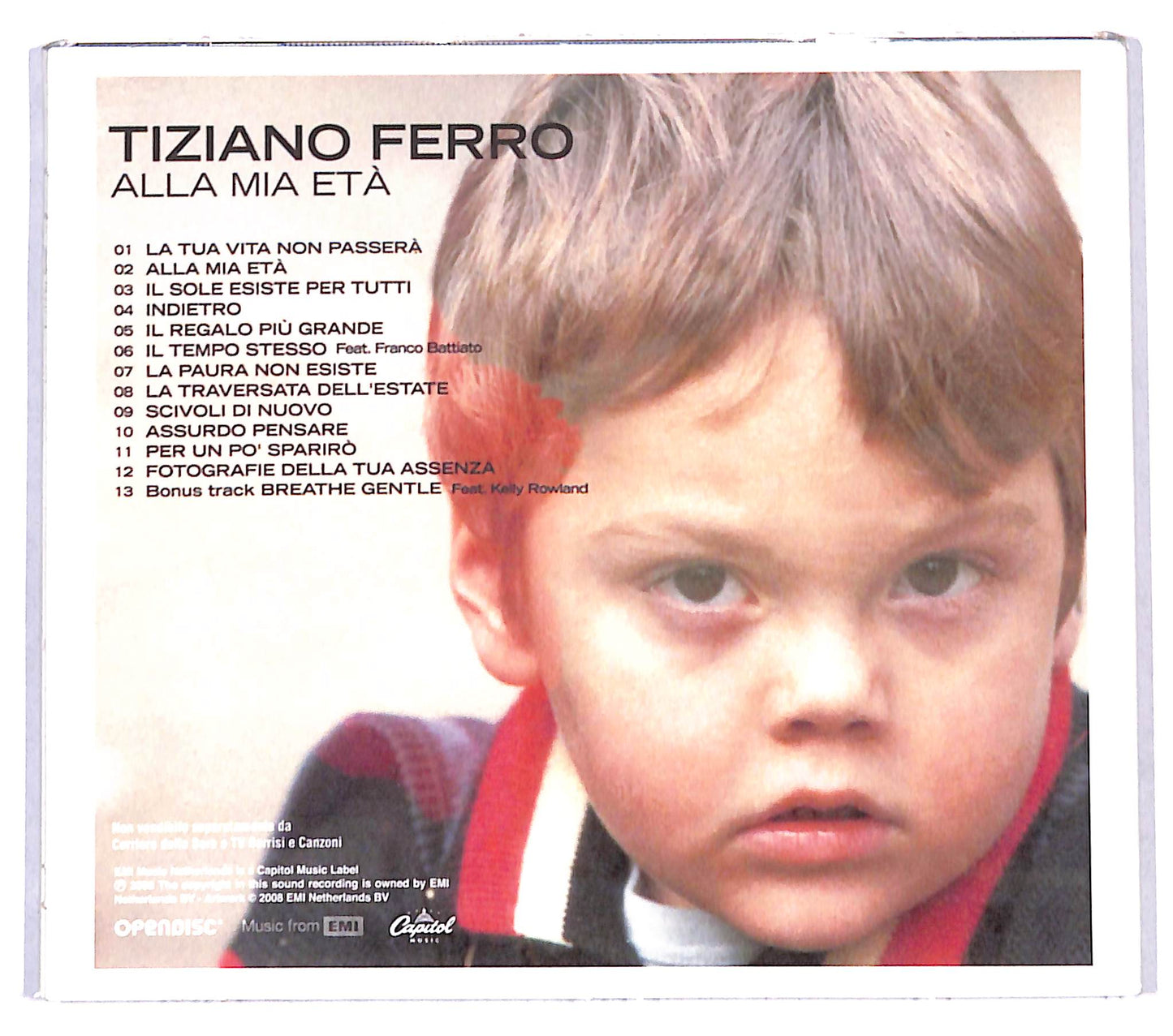 EBOND Tiziano Ferro - Alla Mia Eta CD CB062010