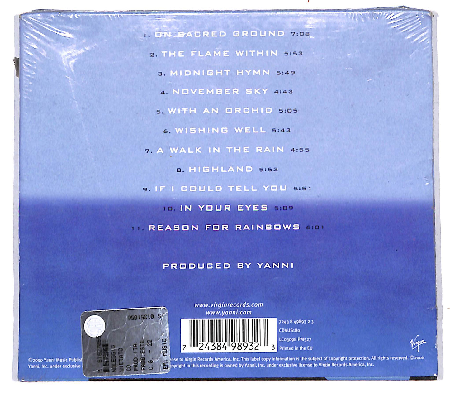 EBOND Yanni - If I Could Tell You CD CB062040