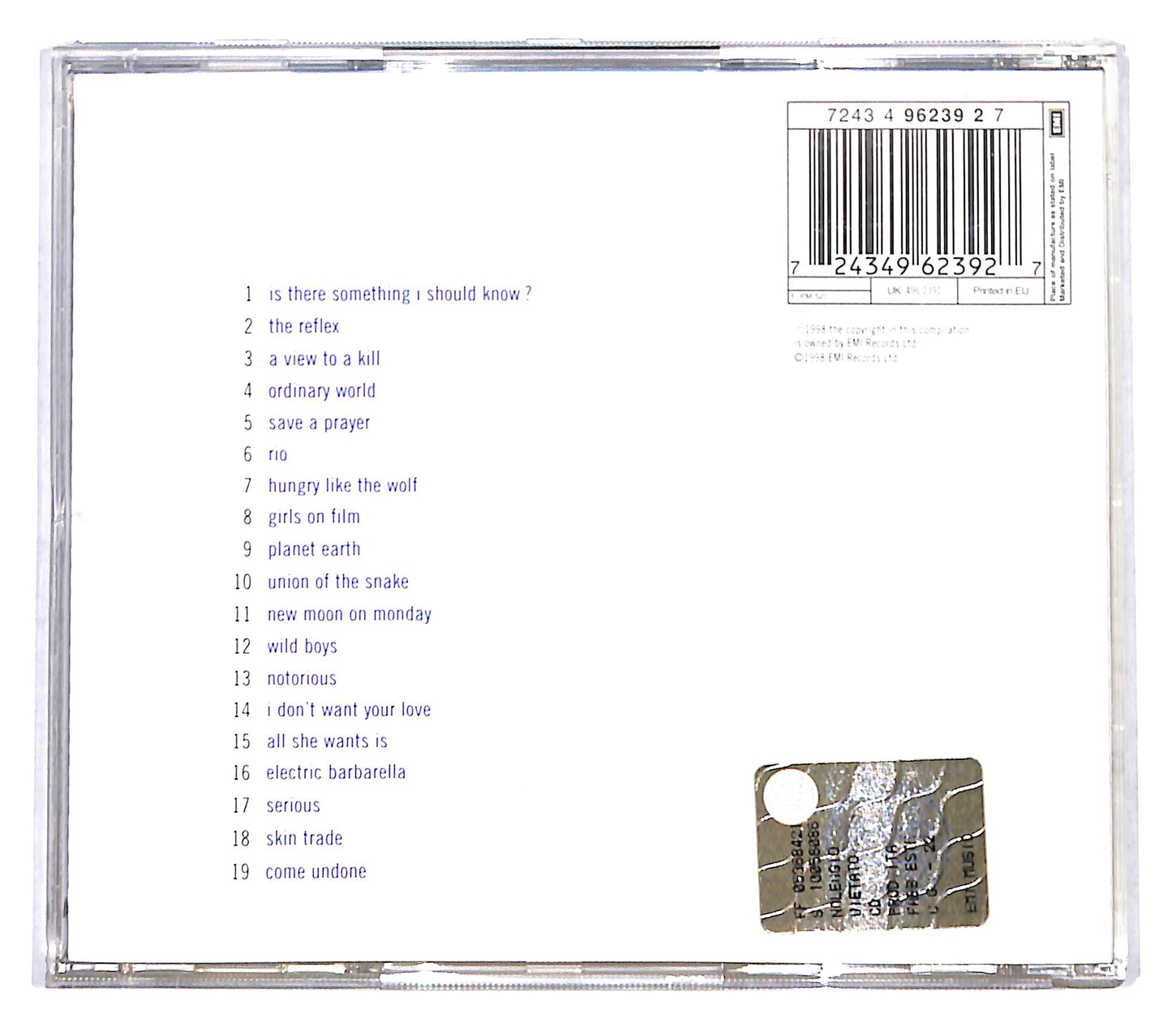 EBOND Duran Duran - Greatest CD CB062043