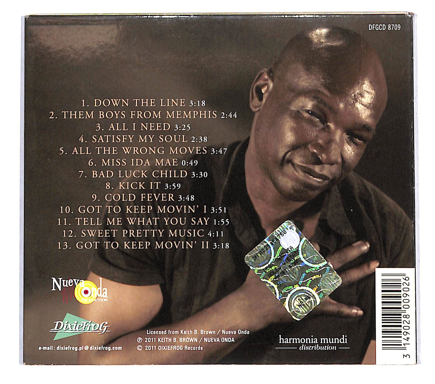 EBOND Keith B. Brown - Down The Line DIGIPACK CD CB062044