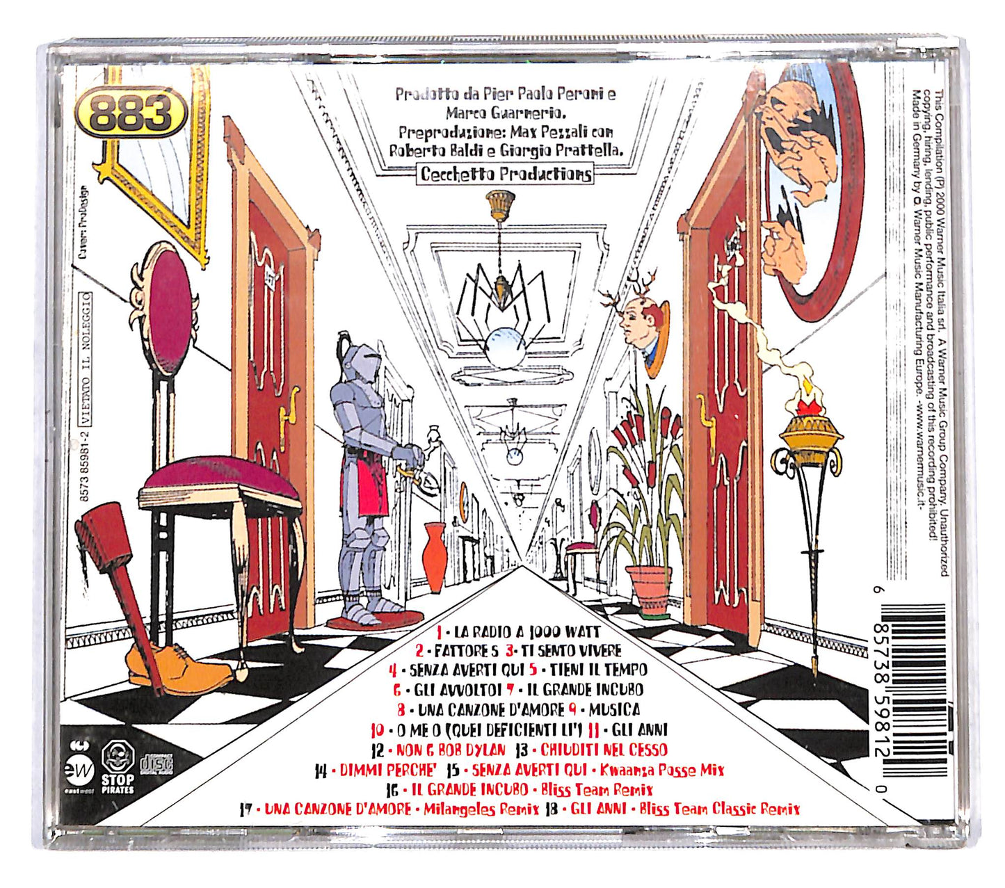 EBOND 883 - La Donna Il Sogno e Il Grande Incubo CD CB062064