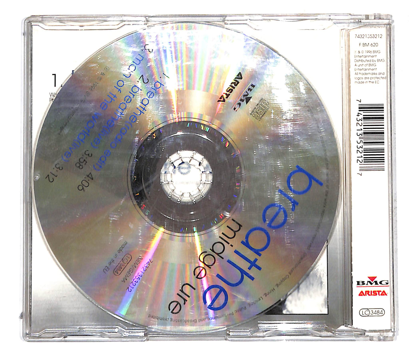 EBOND Midge Ure - Breathe CD CB062334