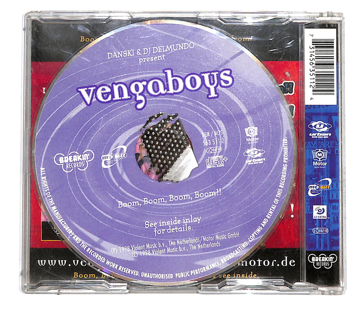 EBOND Vengaboys - Boom, Boom, Boom, Boom!! CD CB062335