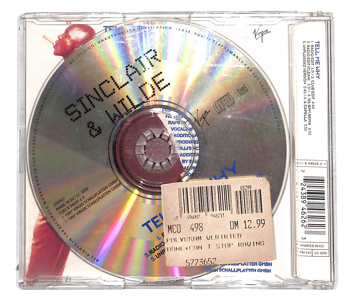 EBOND Sinclair & Wilde - Tell Me Why CD CB062336