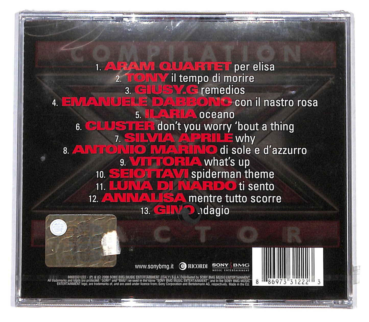 EBOND Various - X-Factor Compilation CD CB062362