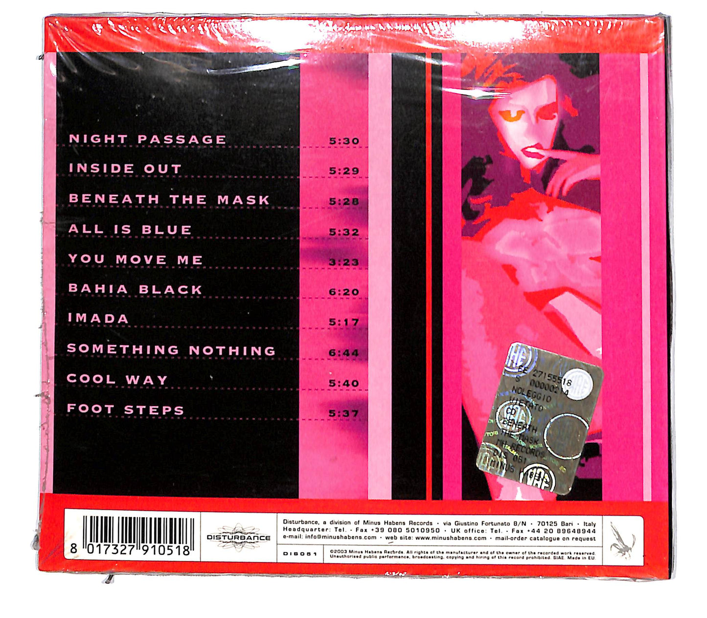 EBOND Motore Rosa - Beneath The Mask DIGIPACK CD CB062364