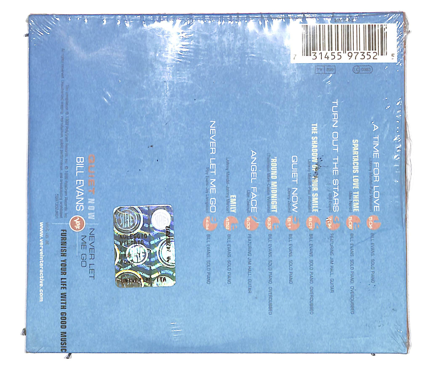 EBOND Bill Evans - Never Let Me Go CD CB062367