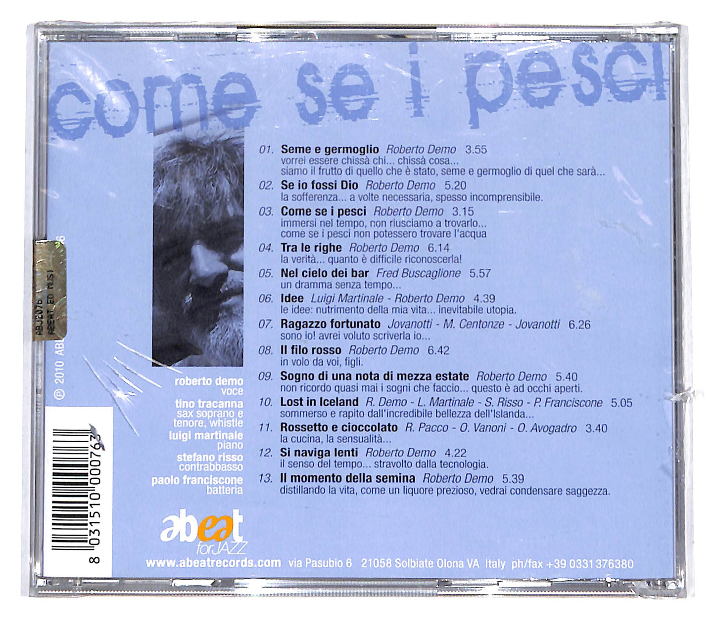 EBOND Roberto Demo - Come Se I Pesci CD CB062370