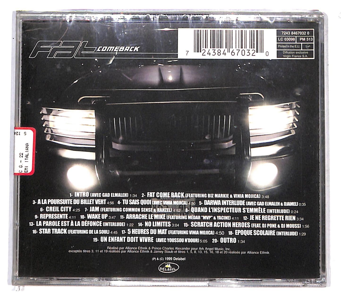 EBOND Alliance Ethnik - Fat Comeback CD CB062504