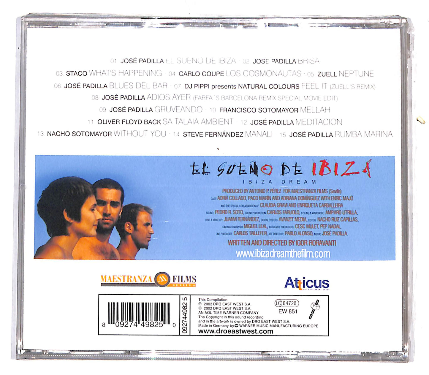 EBOND Jose Padilla - El Sueno De Ibiza (Ibiza Dream) CD CB062506