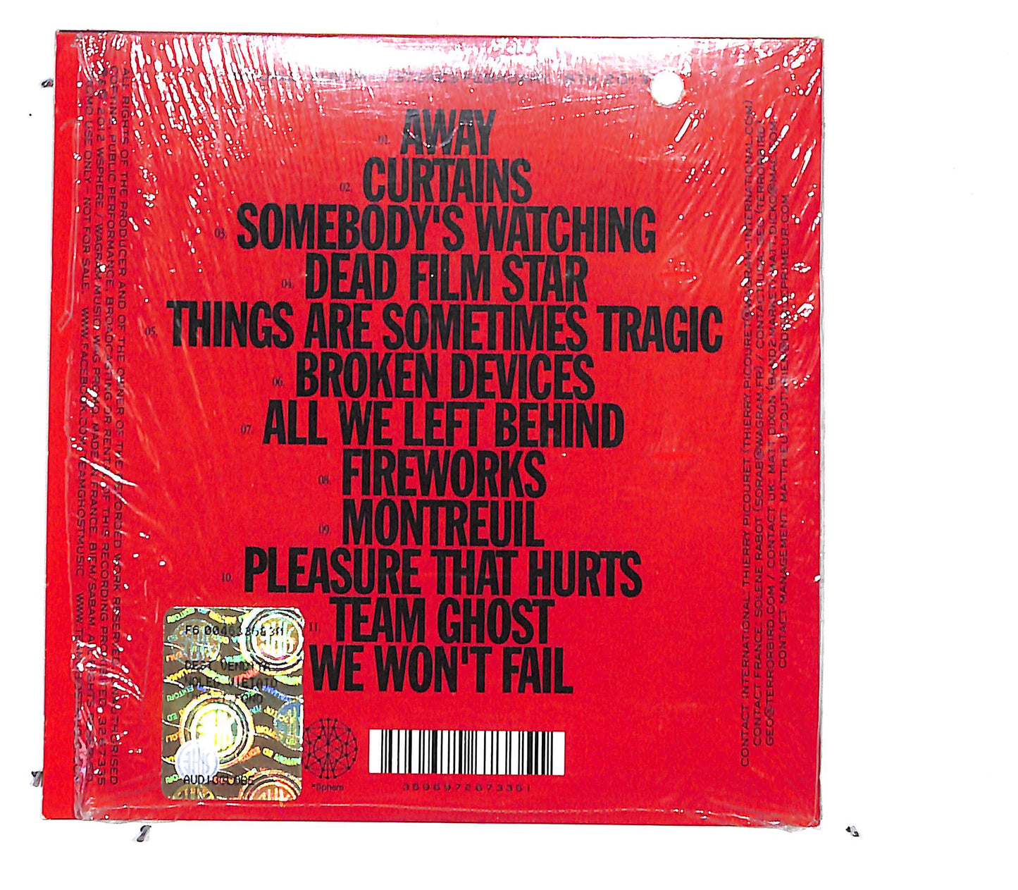 EBOND Team Ghost - Rituals CD CB062520