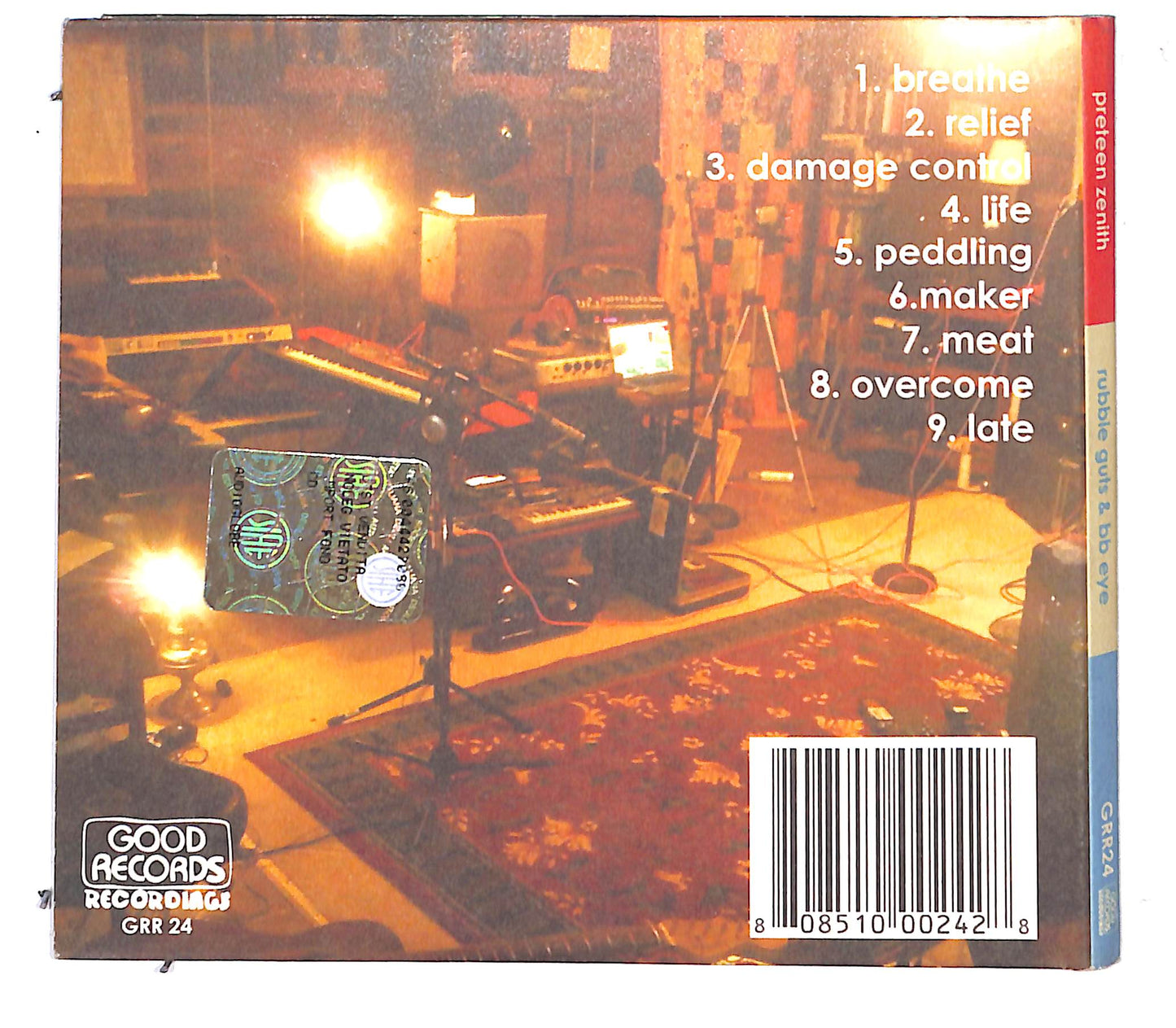 EBOND Preteen Zenith - Rubble Guts And BB Eye CD CB062543