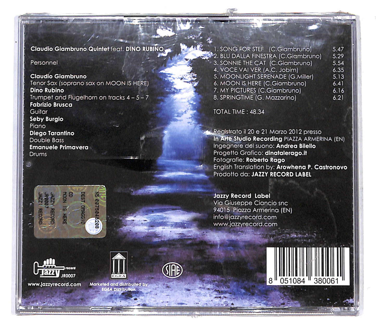 EBOND Claudio Giambruno Quintet Feat. Dino Rubino - Moon Is Here CD CB062546