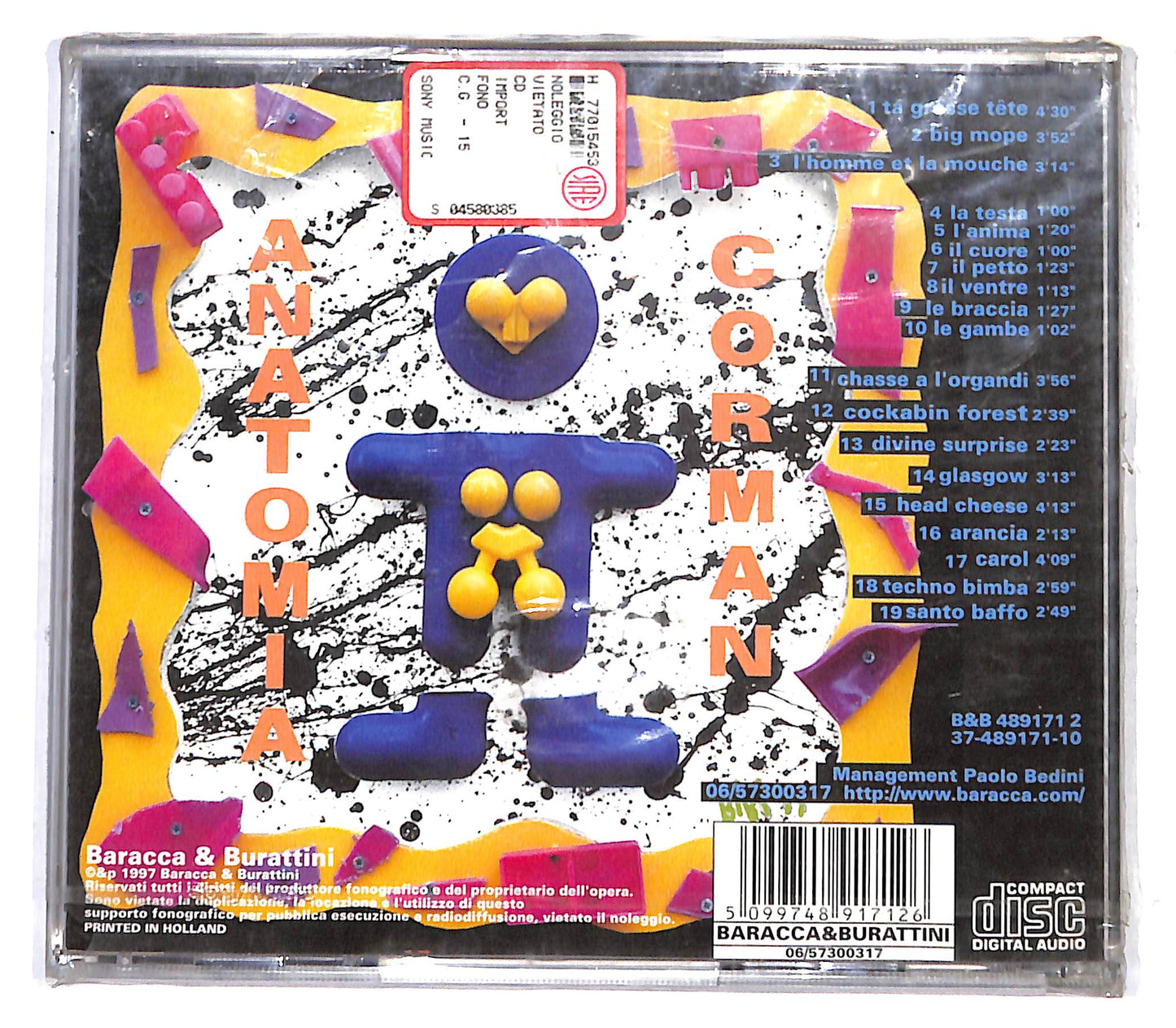 EBOND Corman - Anatomia CD CB062547