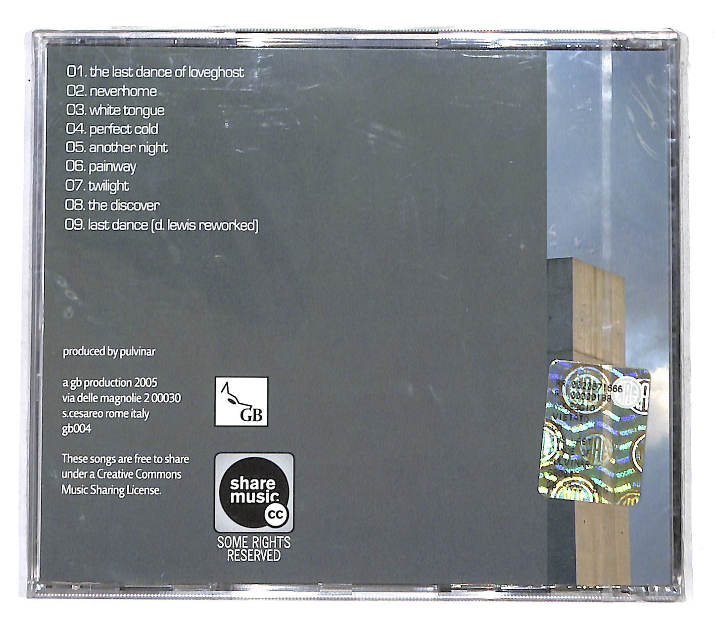 EBOND Pulvinar - The Last Dance Of Loveghost CD CB062566