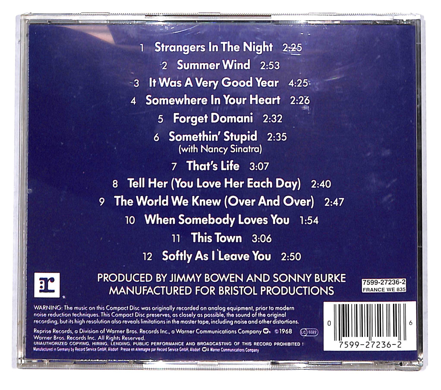 EBOND Frank Sinatra - Frank Sinatra's Greatest Hits CD CB068433