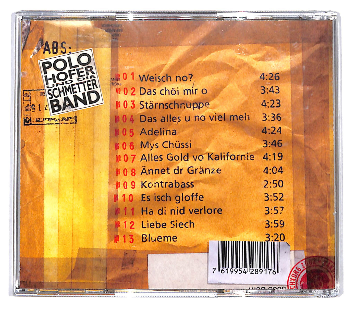 EBOND Polo Hofer & Die SchmetterBand - Xangischxung CD CB068445