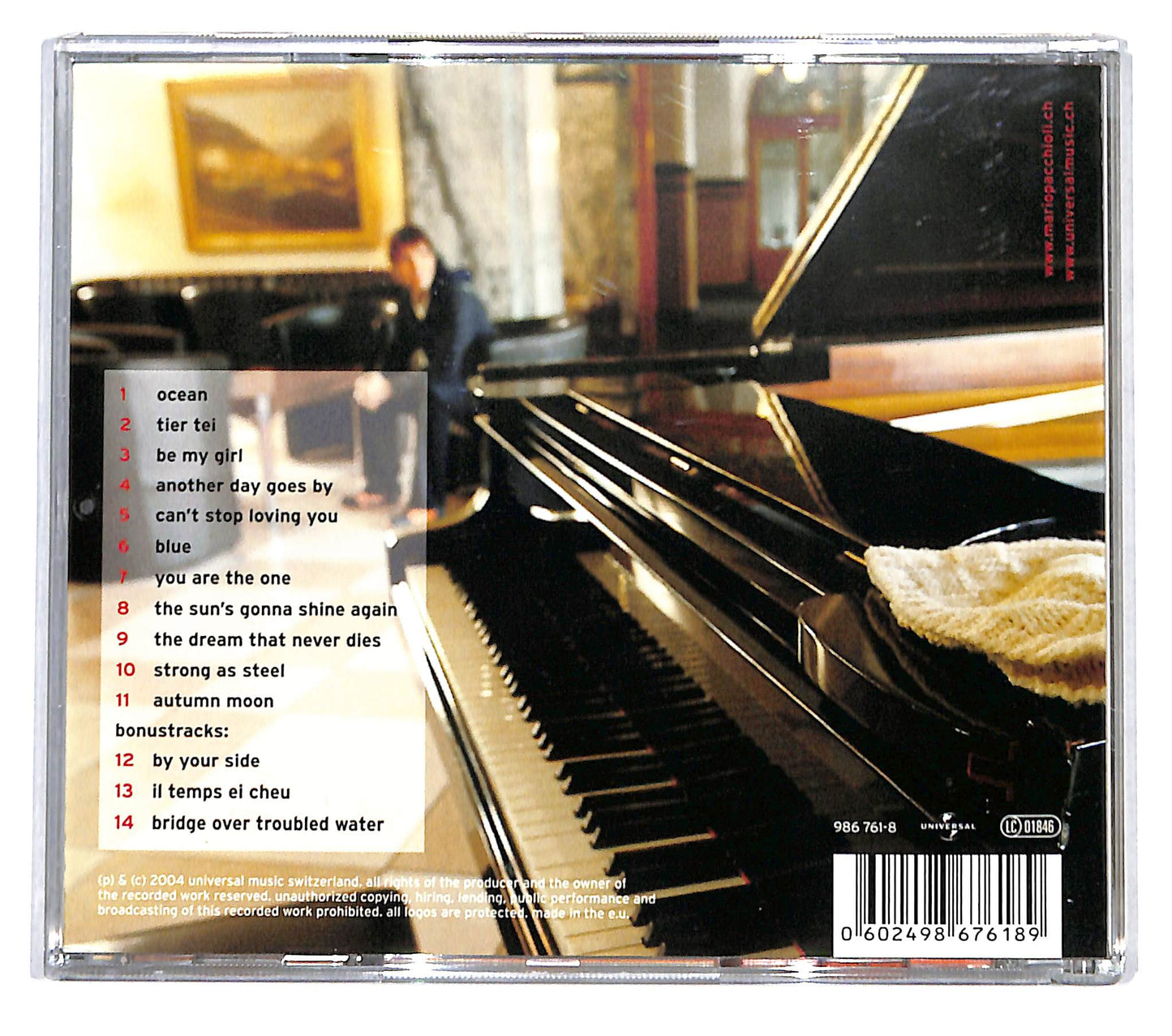 EBOND Mario Pacchioli - Mario Pacchioli CD CB068447