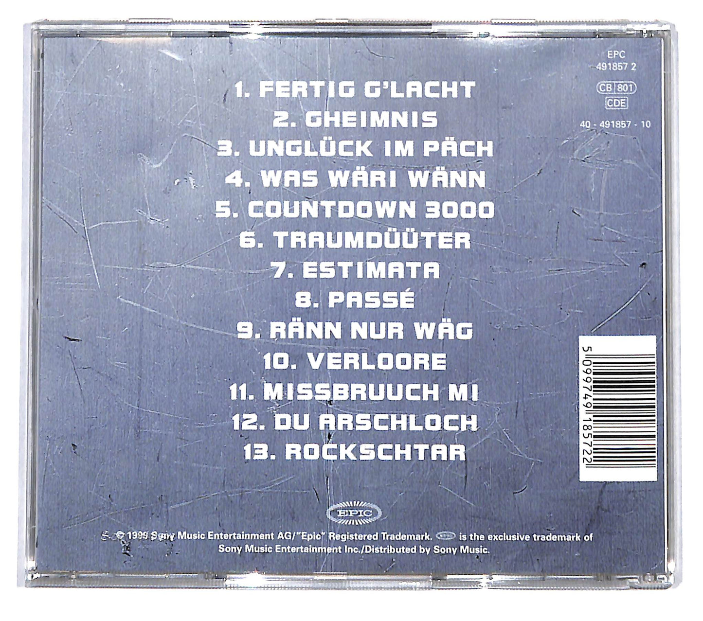 EBOND Subzonic - Update '99 CD CB068454