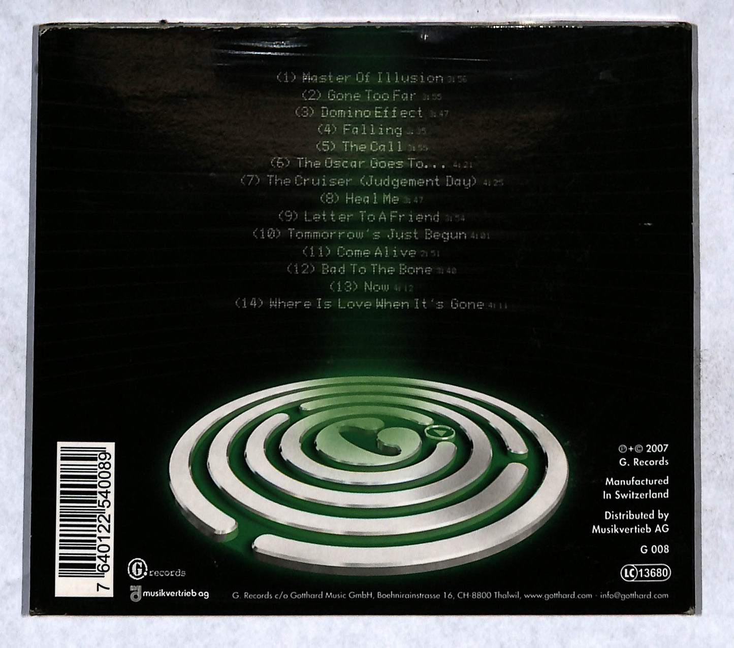 EBOND Gotthard - Domino Effect DIGIPACK CD CB068712