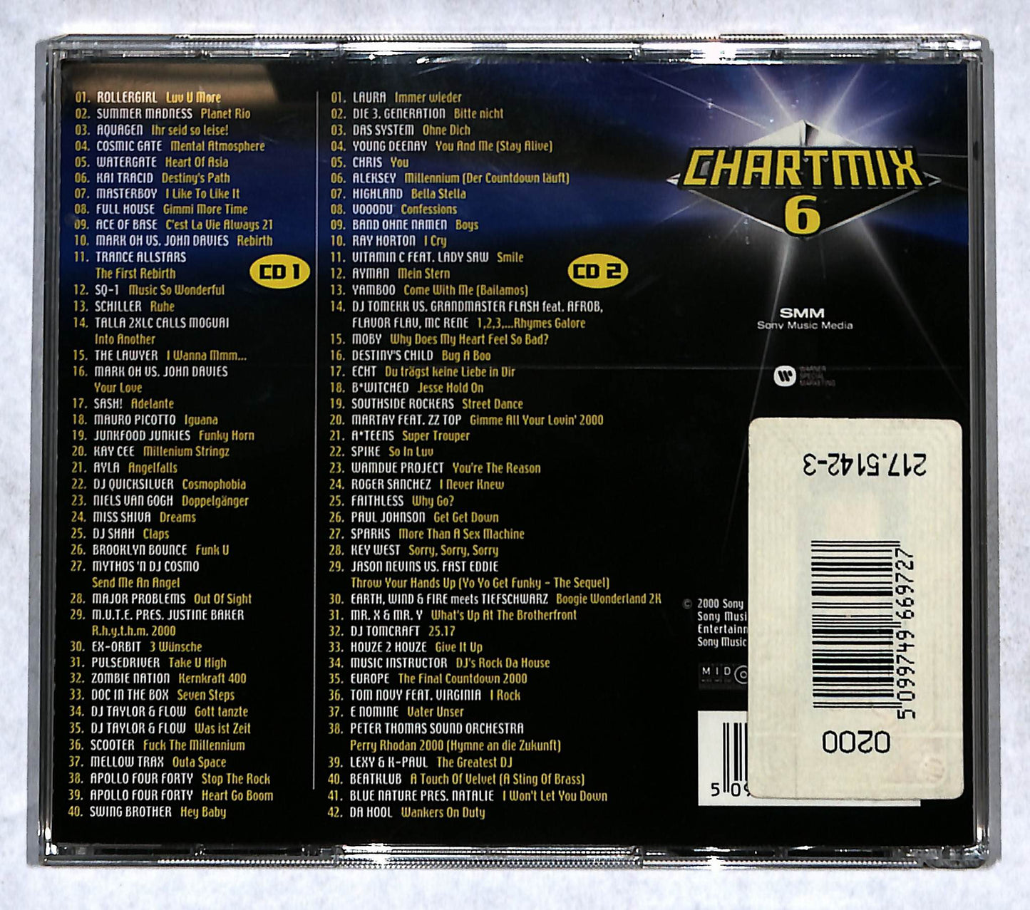 EBOND Various - Chartmix 6 CD CB068718
