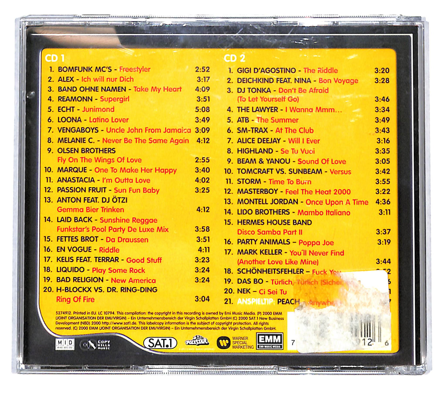 EBOND Various - Megahits 2000 Die Zweite CD CB068750