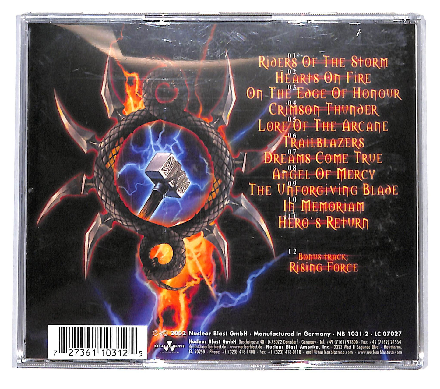 EBOND HammerFall - Crimson Thunder CD CB069610