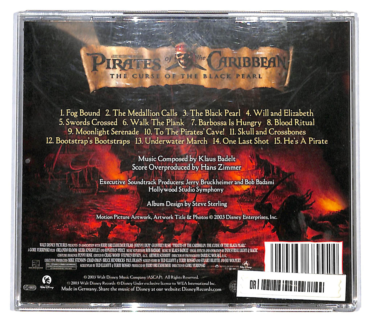EBOND Various– Pirates Of The Caribbean The Curse Of The Black Pearl CD CB069617