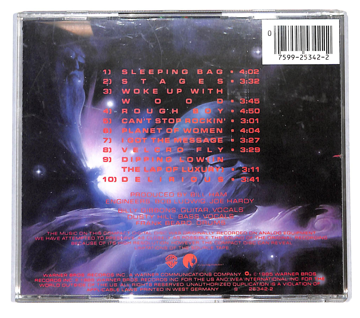 EBOND ZZ Top - Afterburner CD CB069630