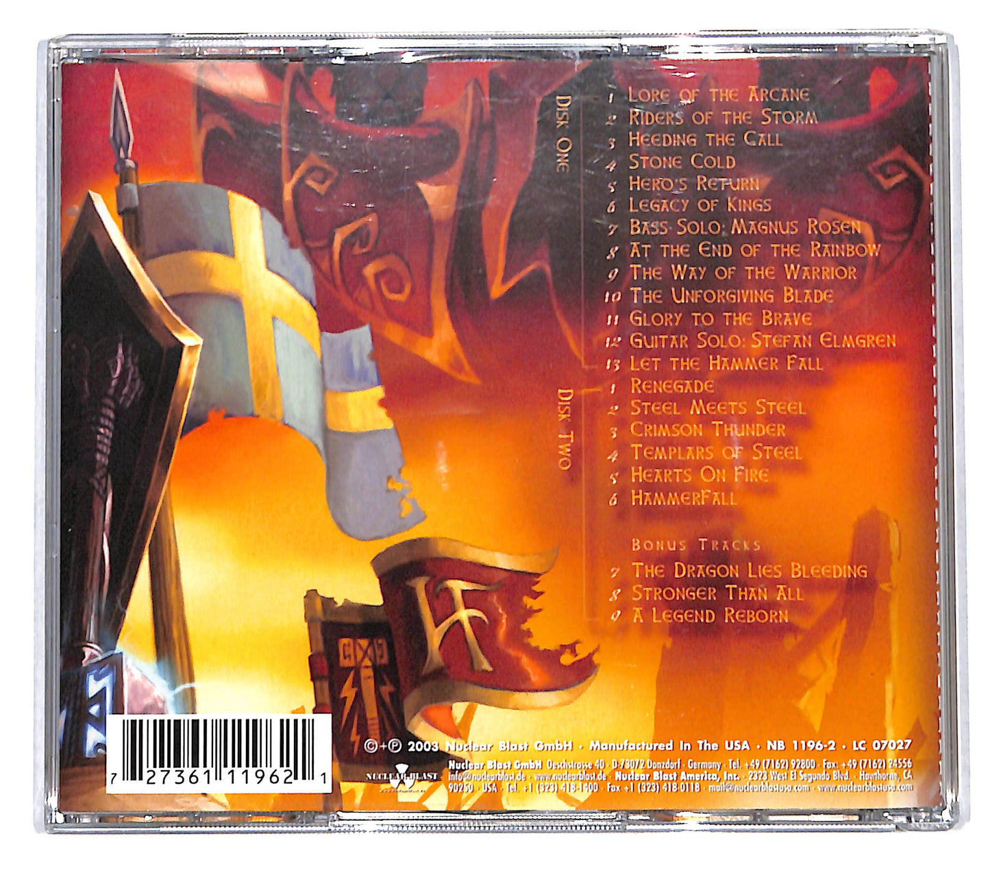 EBOND HammerFall - One Crimson Night CD CB069644