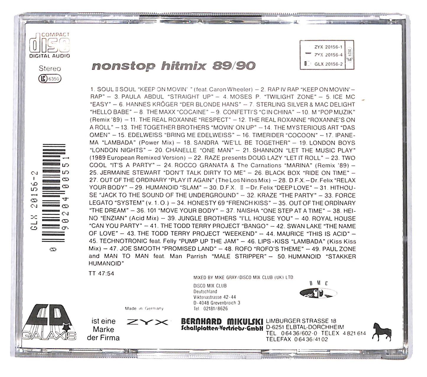 EBOND Various - Nonstop Hitmix 89/90 CD CB070820
