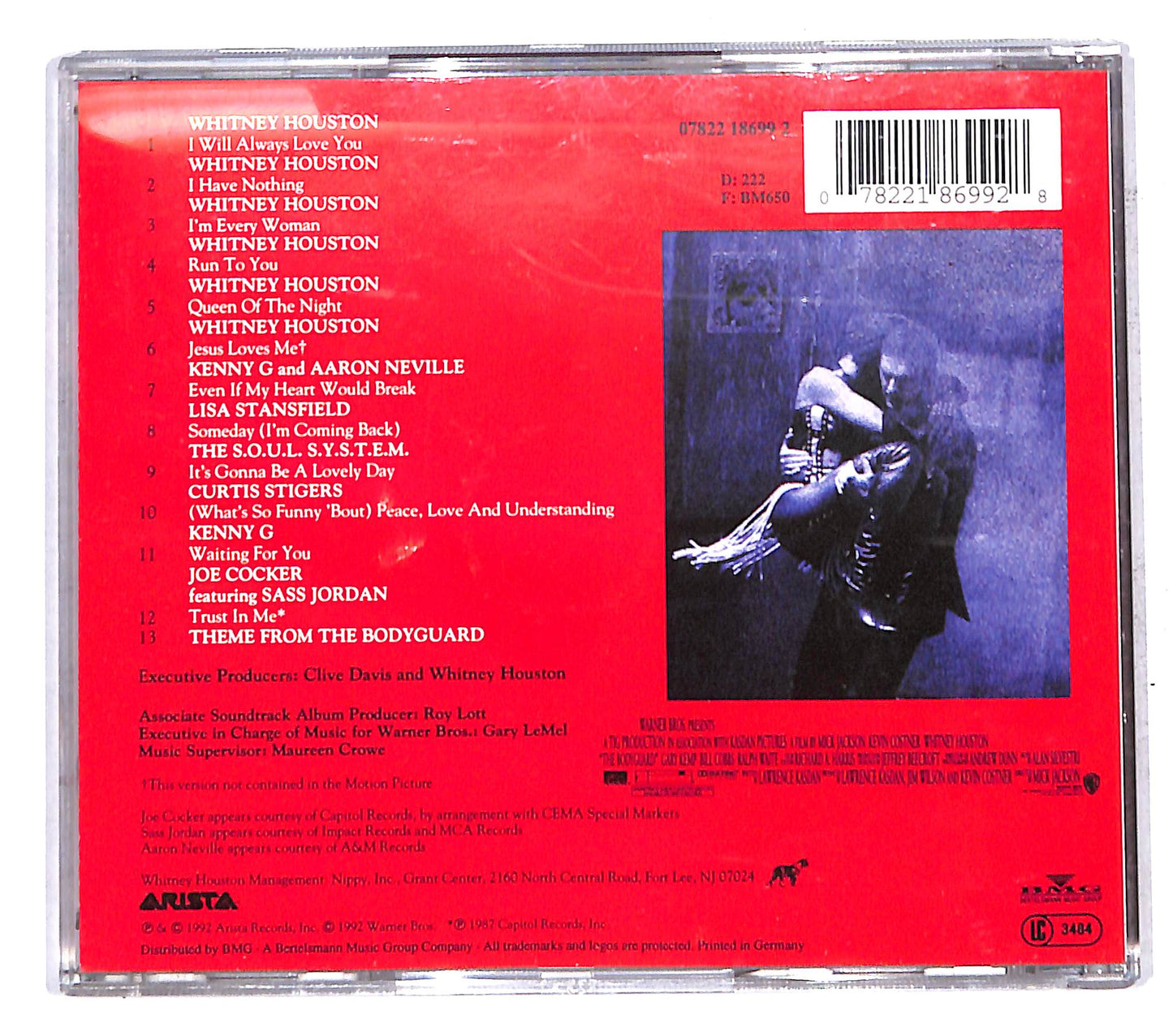 EBOND Various - The Bodyguard (Original Soundtrack Album) CD CB071502