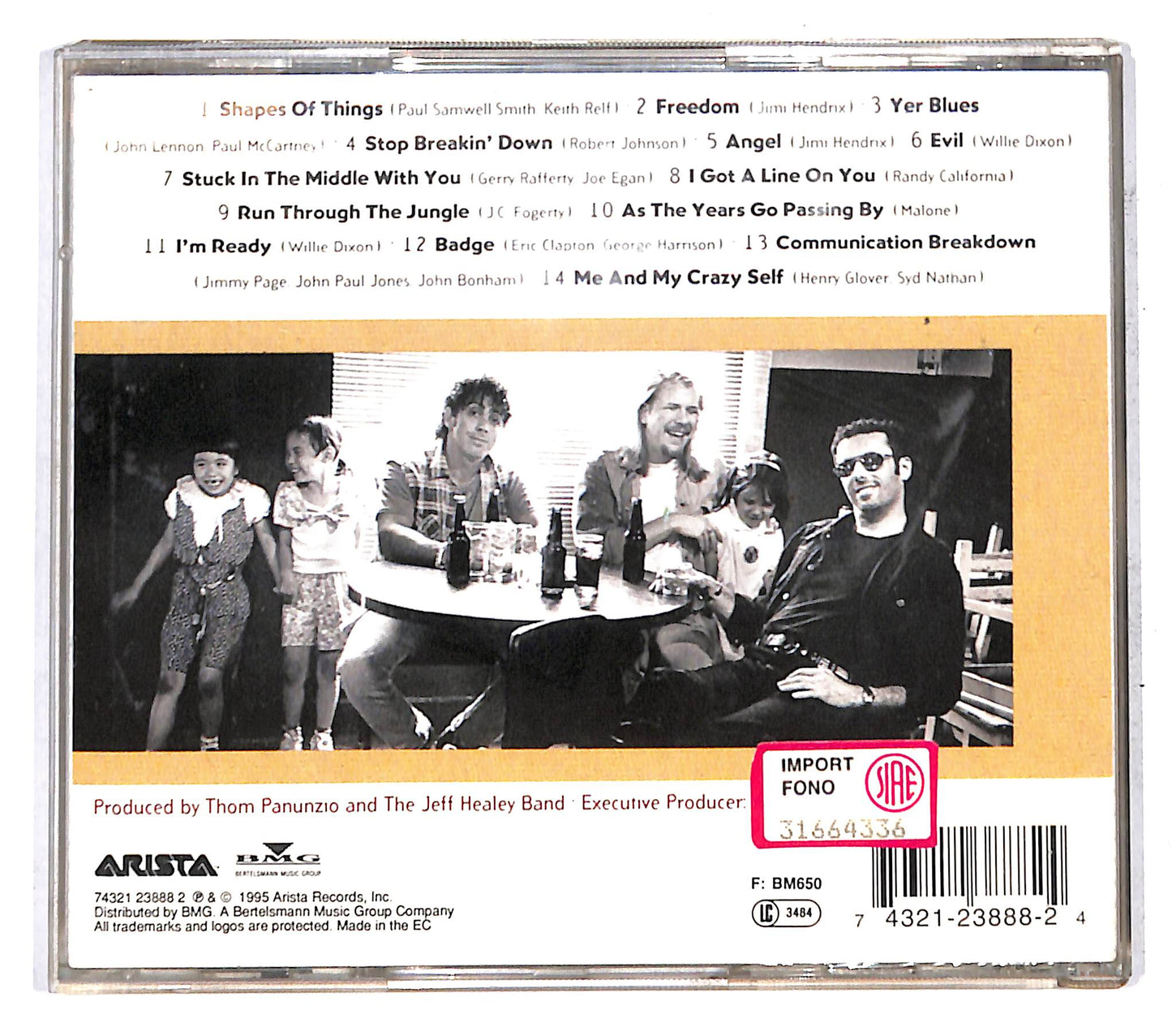 EBOND The Jeff Healey Band - Cover To Cover CD CB071537