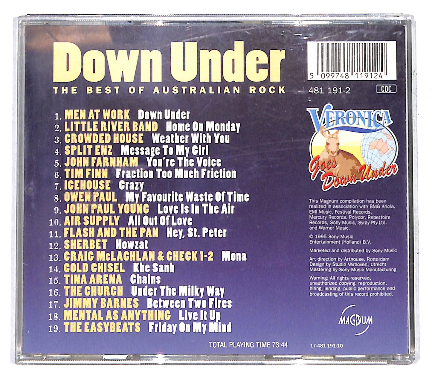 EBOND Various - Down Under (The Best Of Australian Rock) CD CB071546