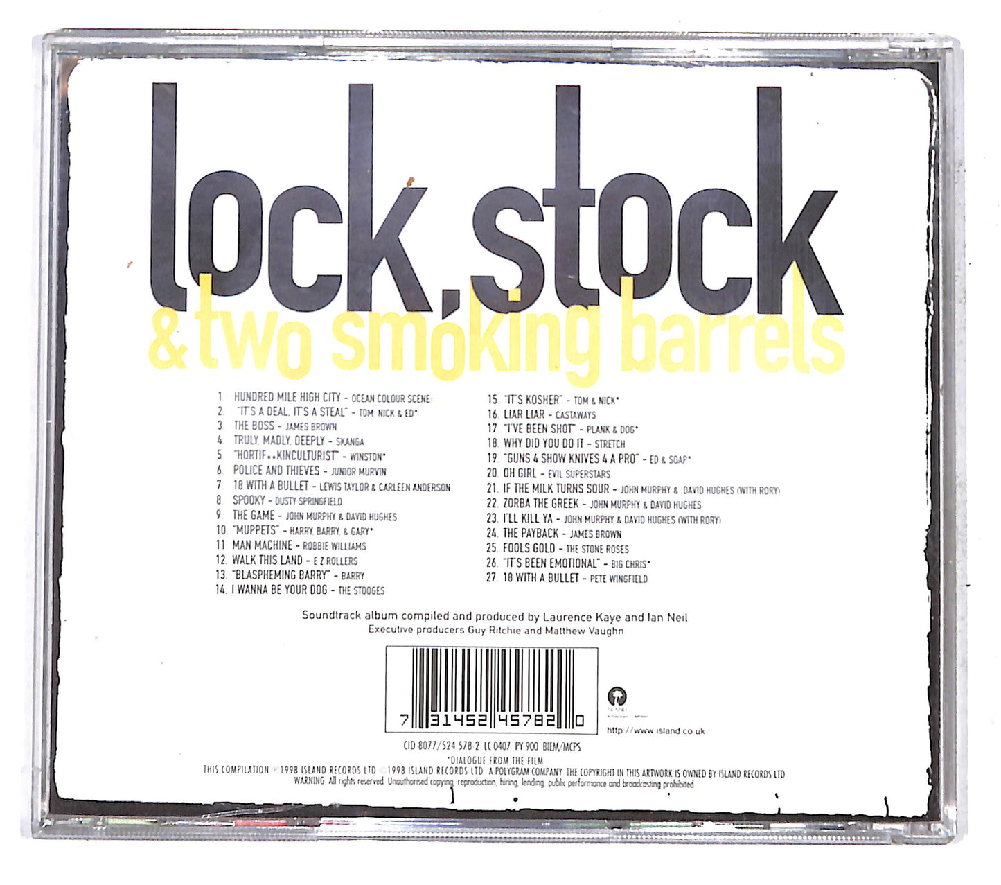 EBOND Various - Lock, Stock & Two Smoking Barrels CD CB071550