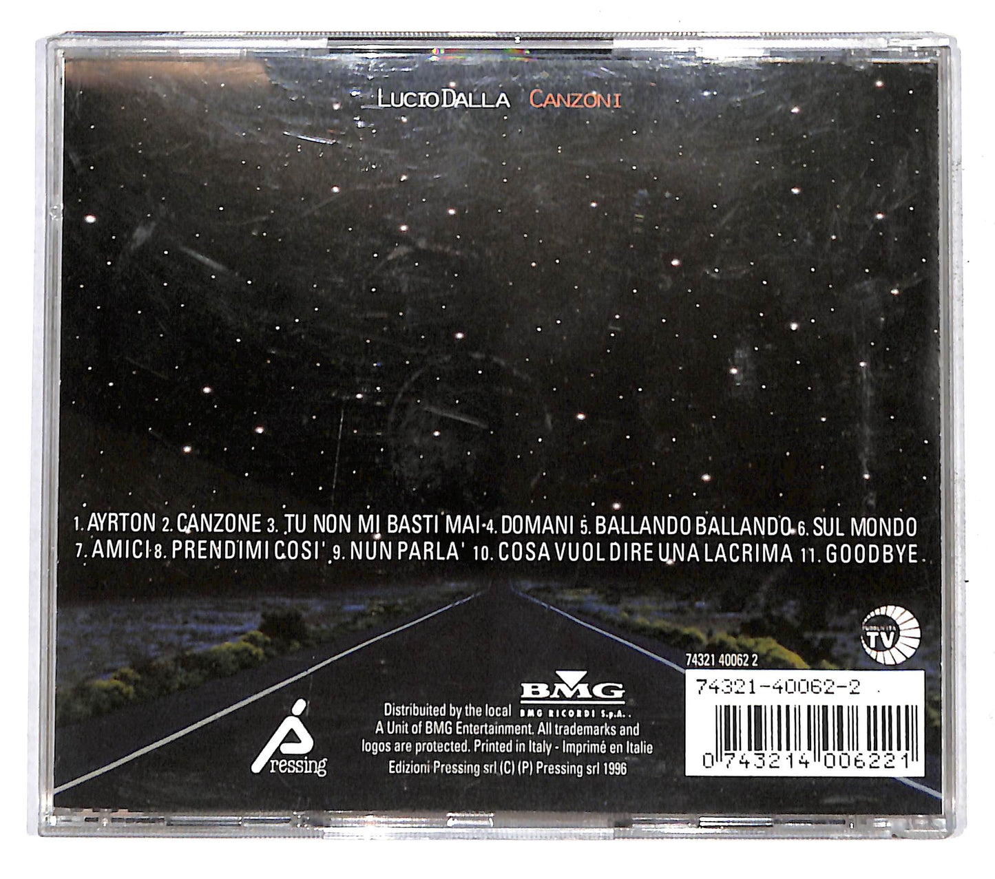 EBOND Lucio Dalla - Canzoni CD CB071552