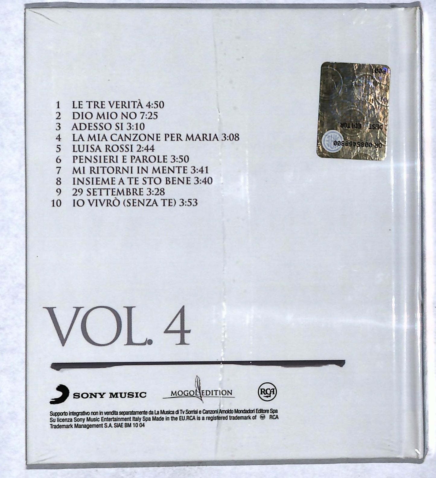 EBOND Lucio Battisti - Lucio Battisti Vol. 4 DIGIBOOK CD CB073101
