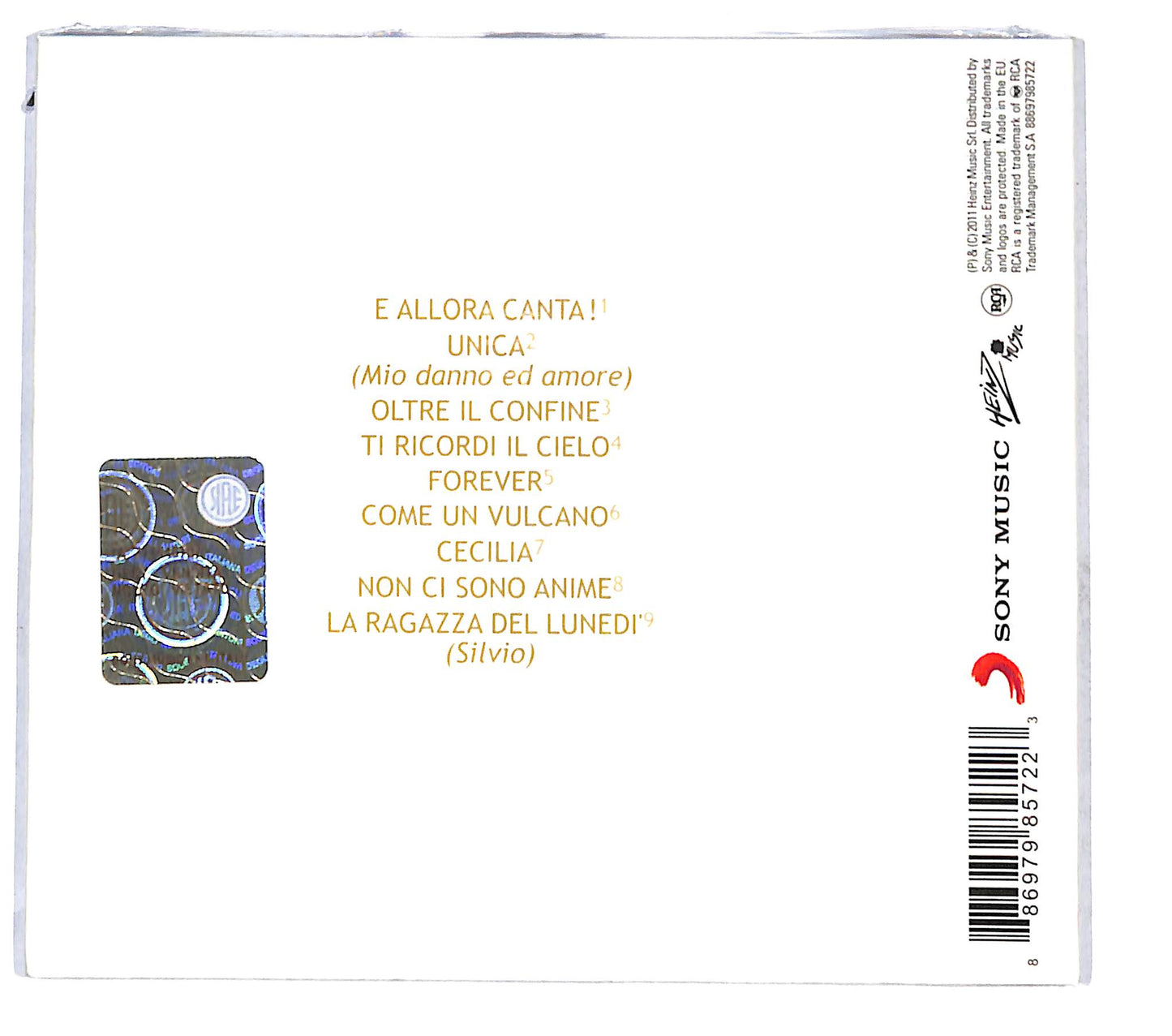 EBOND Antonello Venditti - Unica DIGIPACK CD CB073105