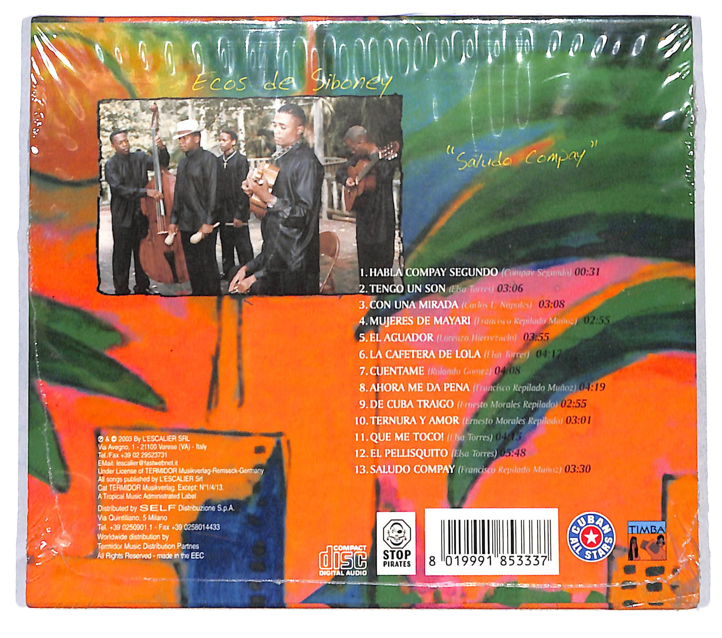 EBOND Ecos De Siboney - Saludo Compay CD CB073111